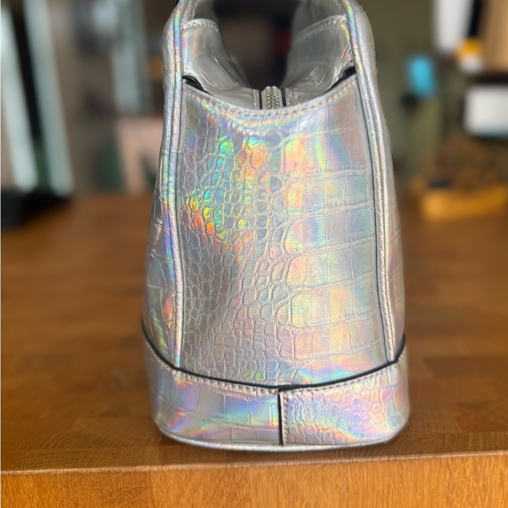 Never used Paris Hilton Holographic Croc-Embossed Women's Bag - Picture 7 of 17